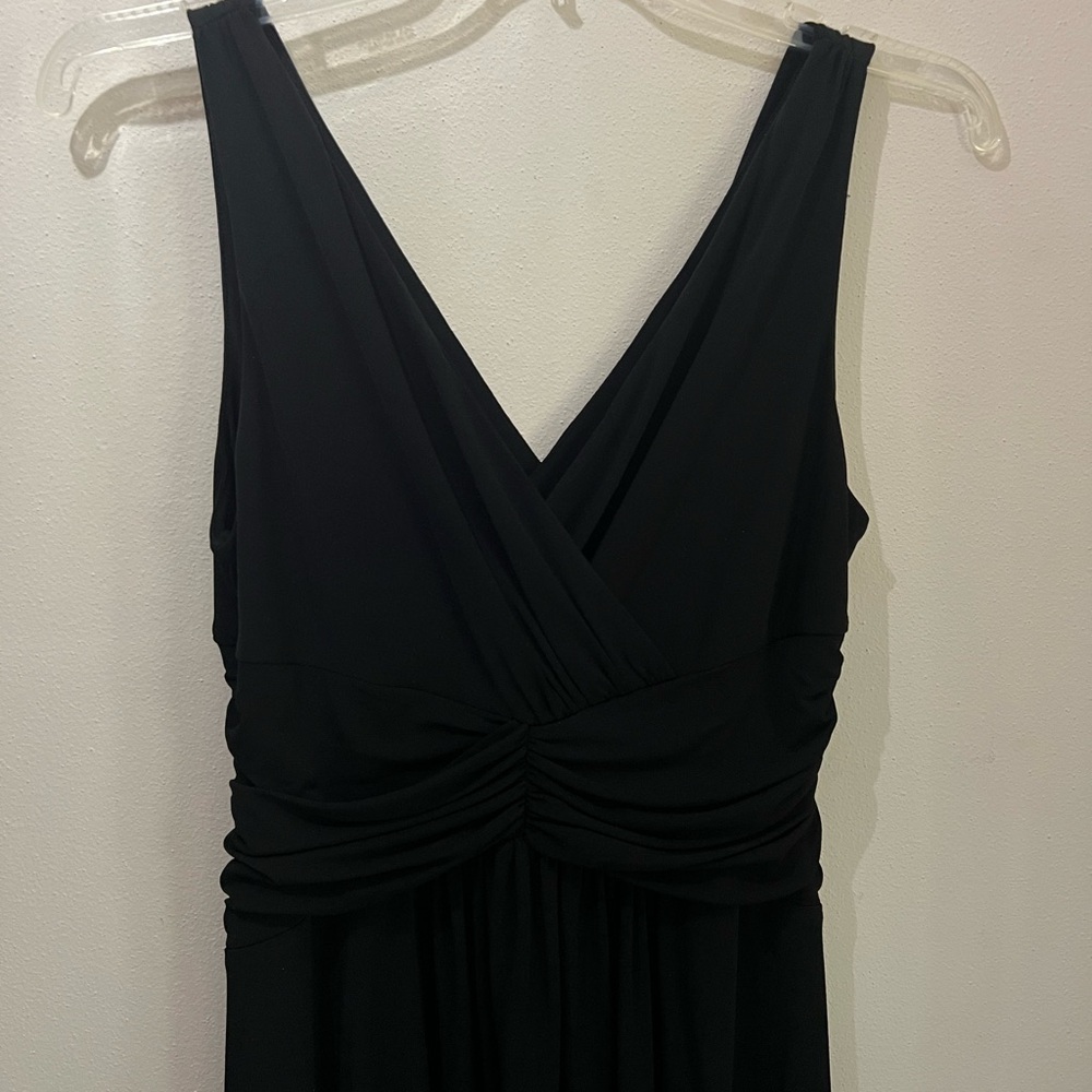 London Style Black Midi Dress Size 12 - Picture 6 of 11